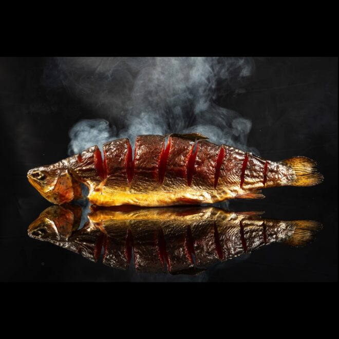 Cold Smoked Goulburn River Rainbow Trout, $4.9 / 100g