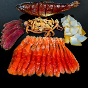 Tasting Set – Featuring Tasmanian Atlantic or Alpine King Salmon $109/$119