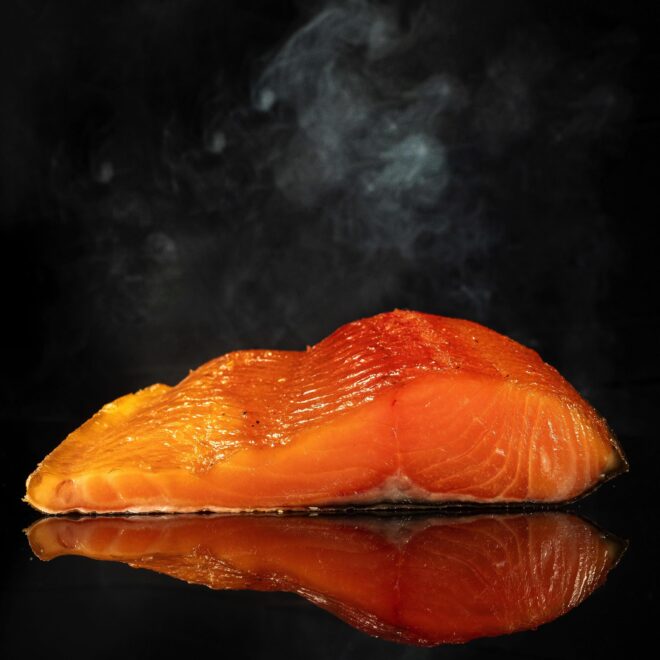 Cold Smoked Mount Cook King Salmon – Fillet Cut, Special: $9.90 / 100g