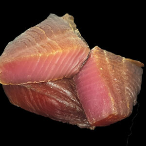 Cold Smoked Yellowfin Tuna, $11 / 100g
